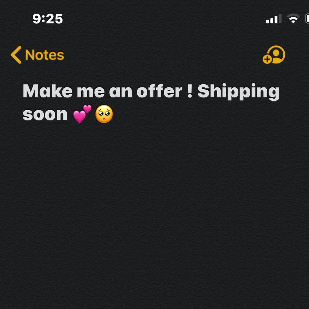 Make an offer shipping soon!!!